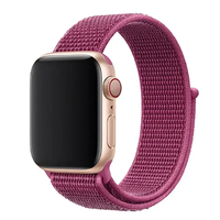 Nettech Apple Watch Seri 44/42 mm Uyumlu İp Örgülü Kordon (Pembe) NT-91392