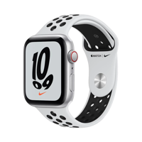 Apple Watch SE Nike - Alüminyum - 44mm - Cellular - Gümüş