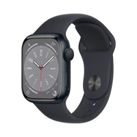 Apple Watch Series 8 - Alüminyum - 41mm - GPS - Gece yarısı