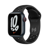 Apple Watch Series 7 Nike - Alüminyum - 41mm - Cellular - Gece Yarısı