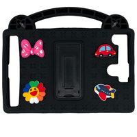 Nettech Universal 10 Inch Uyumlu Kids Standlı Arka Koruma (Siyah) NT-106400