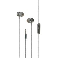 Nettech NT-37 3.5 Jack Girişli Kulak İçi Kulaklık (Gri) VR-14249