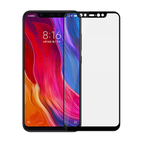 Nettech Xiaomi Mi 8 Uyumlu 5D Glas Full Cam Koruyucu (Siyah) VR-14864
