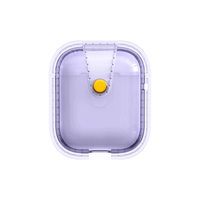 Apple Airpods Zore Airbag 33 Darbelere Karşı Dayanıklı Magnetik Kılıf - Mor