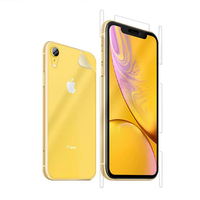 Exquıs Apple iPhone XR Uyumlu Ön ve Arka Koruma 360 Full Kaplama (Şeffaf) VR-18421