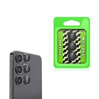 Galaxy S24 FE Zore CL-07 Kamera Lens Koruyucu - Siyah