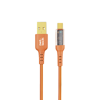 Nettech NT-DC34 Plastik 100 Cm Type-C Şarj ve Data Kablosu (Turuncu) NT-108303