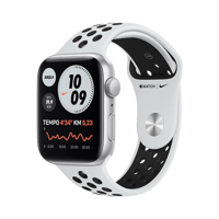 Apple Watch SE Nike - Alüminyum - 44mm - GPS - Gümüş