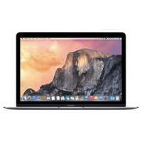 Apple MacBook 12" (12-inch, Early 2015) - 1.1 GHz Core M - 8 GB - 512 GB - Gece yarısı