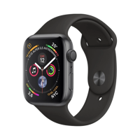 Apple Watch Series 4 - Alüminyum - 44mm - GPS - Gece yarısı
