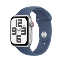 Apple Watch SE - Alüminyum - 44mm - Cellular - Gümüş