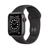 Apple Watch Series 6 - Alüminyum - 40mm - Cellular - Gece yarısı