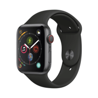 Apple Watch Series 4 - Alüminyum - 44mm - Cellular - Gece yarısı