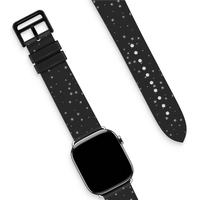 Nettech Apple Watch Seri 40/38 mm Uyumlu Deri Kordon (Siyah) NT-112127