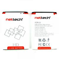 Teknonet LG G3 Uyumlu Nettech 2500 MAh Batarya NT-10507