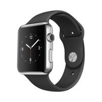 Apple Watch Series 1 - Paslanmaz Çelik - 42mm - GPS - Uzay Siyahı