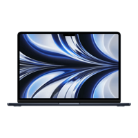 Apple MacBook Air 13.6 inch (13.6-inch, 2022) - 2.42 GHz M2 10GPU - 16 GB - 256 GB - Gece yarısı