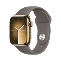 Apple Watch Series 9 - Paslanmaz Çelik - 41mm - Cellular - Altın