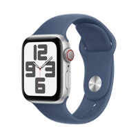 Apple Watch SE - Alüminyum - 40mm - Cellular - Gümüş