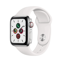 Apple Watch Series 5 - Paslanmaz Çelik - 40mm - Cellular - Gümüş