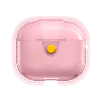 Apple Airpods 3. Nesil Zore Airbag 33 Darbelere Karşı Dayanıklı Magnetik Kılıf - Pembe