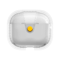 Apple Airpods 3. Nesil Zore Airbag 33 Darbelere Karşı Dayanıklı Magnetik Kılıf - Şeffaf