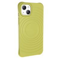 Apple iPhone 13 Magsafe Şarj Özellikli Airbagli Mat Görünümlü Zore Hepi Kapak - Yeşil