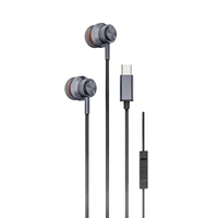 Nettech NT-42 Type-C Girişli Kulak İçi Kulaklık (Siyah) NT-107852