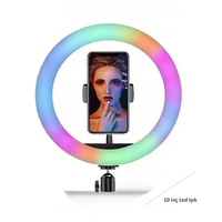 Rgb Led MJ26 Ringlight 10 inç Led Işık (Çeşitli Renk) NT-96252