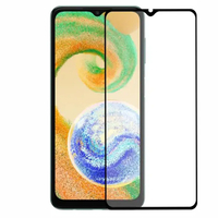 Nettech Samsung Galaxy A04S Uyumlu Ön Koruma Seramik Nano Ekran Koruyucu (Siyah) NT-98608