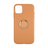 Nettech Apple iPhone 11 Pro Uyumlu Nano Ring Arka Koruma Kılıf (Turuncu) NT81806