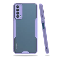 Nettech Huawei P Smart 2021 Uyumlu Platin Seri Arka Koruma Kılıf (Lila) NT86613