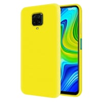 Nettech Xiaomi Redmi Note 9 Pro Uyumlu Nano Arka Koruma Kılıf (Sarı) NT83447