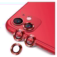 Nettech Apple iPhone 12 Pro Max Uyumlu Damla Model 3in Kamera Cam Koruyucu (Kırmızı) NT90384