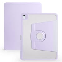 Apple iPad Air 13 2024 Kılıf Zore Termik Kalem Bölmeli Dönebilen Standlı Kılıf  Lila