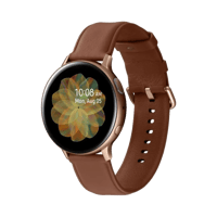 Samsung Galaxy Watch Active 2  Paslanmaz Çelik  44mm  GPS  Kahverengi