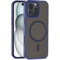 Apple iPhone 16 Pro Kılıf Magsafe Şarj Özellikli Mat Arka Yüzey Zore Sio Kapak  Lacivert