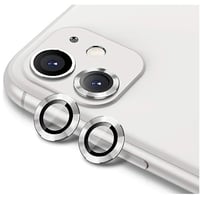 Nettech Apple iPhone 11 Uyumlu Alüminyum Seri Kamera Cam Koruyucu (Gri) NT103195