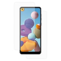 Exquıs Samsung Galaxy A21 Uyumlu Ön ve Arka Koruma 360 Full Kaplama (Şeffaf) NT83110