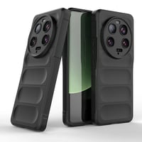 Xiaomi Mi 13 Ultra Kılıf Esnek TPU Oyuklu Arka Yüzey Tasarımlı Zore Etnik Silikon Kapak  Siyah