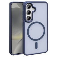 Galaxy S23 FE Kılıf Magsafe Şarj Özellikli Mat Arka Yüzey Zore Sio Kapak Lacivert