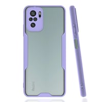 Nettech Xiaomi Redmi Note 10 Uyumlu Platin Seri Arka Koruma Kılıf (Lila) NT86618
