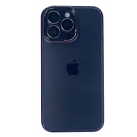 Nettech Apple iPhone 14 Pro Uyumlu Mika Renkli Kenar Seri Arka Koruma Kılıf (Mor) NT99018