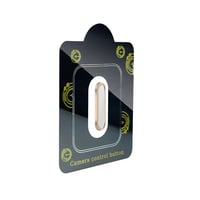 Apple iPhone 16 Serisi Uyumlu Metal Alaşımlı Hassas Dokunmatik Kamera Denetim Butonu Koruyucu Beyaz