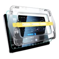 Tesla Model 3 Araç Multimedya Ekran Koruyucu AR Oleofobik Uygulama Aparatlı Zore Premium Temperli Cam Ekran Koruyucu  Renksiz