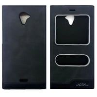 Nettech Casper Via E2 Uyumlu Pencereli Kapaklı Kılıf (Siyah) VR1725