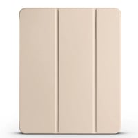 Apple iPad Pro 12.9 2020 (4.Nesil) Zore Smart Cover Kalem Bölmeli Standlı 11 Kılıf  Gold