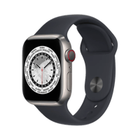 Apple Watch Series 7  Titanyum  41mm  Cellular  Gümüş