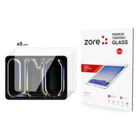 Apple iPad 11 Pro 2024 Zore 5in1 Tablet Temperli Cam Ekran Koruyucu  Şeffaf