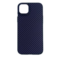 Nettech Apple iPhone 14 Pro Uyumlu Metal Kamera Çerçeveli Magsafe Karbon Fiber Arka Koruma Kılıf (Derin Mor) NT101992